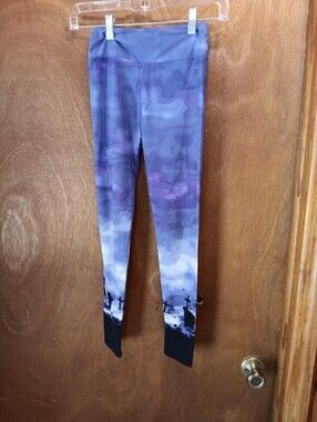 Lularoe Kids Purple Print Leggings
